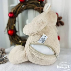 Sale Personalisiertes Stofftier mit Tasche | Rentier Kuscheltier mit Namen | Weihnachtsgeschenk für Kinder | Geschenk zu Weih Weihnachtsgeschenke