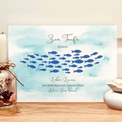 Geldgeschenke|Fancy CraftHacks Personalisiertes Taufgeschenk für Jungen und Mädchen | Geldgeschenk im Bilderrahmen zur Taufe für´s Patenkind