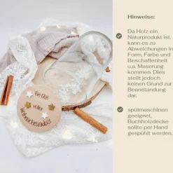 Weihnachtsgeschenke|Zauberhaft & Wunderbar Personalisiertes Vorratsglas Weihnachten Sternchen