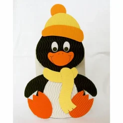 Weihnachtsdeko|Die Bunte Pforte Pinguin-Geschenkbox zum Nikolaus oder zu Weihnachten