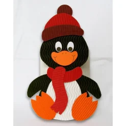 Weihnachtsdeko|Die Bunte Pforte Pinguin-Geschenkbox zum Nikolaus oder zu Weihnachten