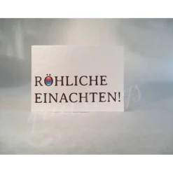 Discount Postkarte A6, »Röhliche Einachten« Weihnachtskarten