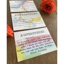 Clearance Postkarte Ostern Grußkarte tiefsinnig inspirierend Osterkarten