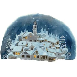 Weihnachtskarten|Witchy Things by Carasusan Postkarten-Set Wintermärchen | Magischer Winterzauber in Aquarell