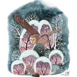Weihnachtskarten|Witchy Things by Carasusan Postkarten-Set Wintermärchen | Magischer Winterzauber in Aquarell