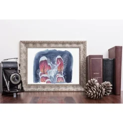 Weihnachtskarten|Witchy Things by Carasusan Postkarten-Set Wintermärchen | Magischer Winterzauber in Aquarell