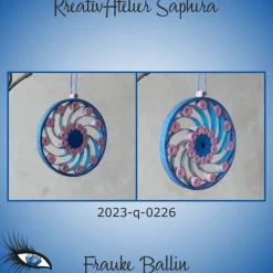 Baumschmuck|KreativAtelier Saphira ►2023-q-0226◄ Weihnachtskugel