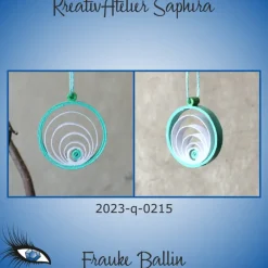 Baumschmuck|KreativAtelier Saphira ►2023-q-0215◄ Weihnachtskugel