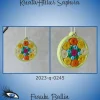 Baumschmuck|KreativAtelier Saphira ►2023-q-0245◄ Weihnachtskugel
