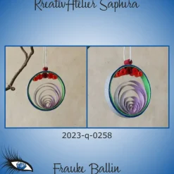 ►2023-q-0258◄ Weihnachtskugel Baumschmuck