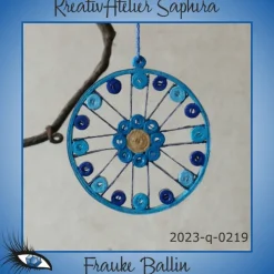 Baumschmuck|KreativAtelier Saphira ►2023-q-0219◄ Weihnachtskugel