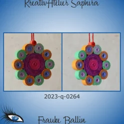 ►2023-q-0264◄ Weihnachtskugel Baumschmuck