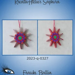 Baumschmuck|KreativAtelier Saphira ►2023-q-0327◄ Weihnachtsstern