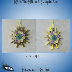 Baumschmuck|KreativAtelier Saphira ►2023-q-0355◄ Weihnachtsstern