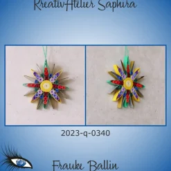 Baumschmuck|KreativAtelier Saphira ►2023-q-0340◄ Weihnachtsstern