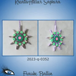 Clearance ►2023-q-0352◄ Weihnachtsstern Baumschmuck