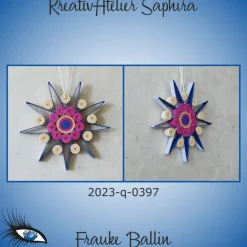 Baumschmuck|KreativAtelier Saphira ►2023-q-0397◄ Weihnachtsstern