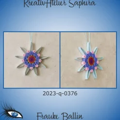 Baumschmuck|KreativAtelier Saphira ►2023-q-0376◄ Weihnachtsstern