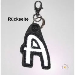 Online Reflektierendes Schlüsselband in Buchstabenform Monogramm Taschenanhänger zur Einschulung Kindergarten Geschenkidee Kinder Einschulung