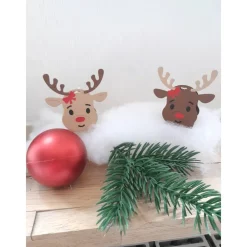 Best Rentiere als Tischdeko | Aufsteller | Geschenk | Adventskalender | Baumanhänger | Geschenkanhänger | Winter | Weihnachte Tischdekoration