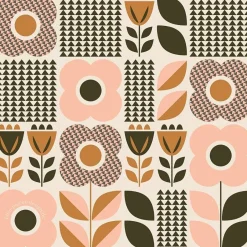 Sale Flower-Power Gänseblümchen * 10 Getränkeuntersetzer mit Blüten und Retroblumen als florale Elemente Tischdekoration