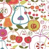 Best Sommerfrüchte * 10 Glasuntersetzer mit farbigen, stilisierten Früchten und Obstgarten Tischdekoration