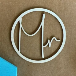 Best Ring "Mr" aus Holz Hochzeitsdeko