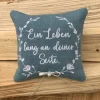 Ringkissen|Kleines Lieschen Ringkissen // Ring Kissen // Hochzeit // Heirat // Trauung // bestickt "Ein Leben lang an deiner Seite"