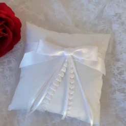 Clearance Ringkissen aus Baumwolle rechteckig richtig schön für die Hochzeit Deko schlicht elegant und chic Ringkissen