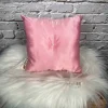 Ringkissen|Handmadelovebytanja Ringkissen personalisiert in rosa I Ringträgerkissen mit Namen I besticktes Kissen für Ringe zur Hochzeit I Herzkissen
