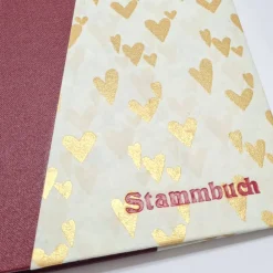 New Romantisches Stammbuch mit Prägung Standardformat Hochzeitsgästebuch