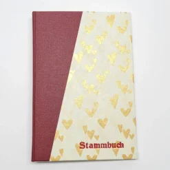 New Romantisches Stammbuch mit Prägung Standardformat Hochzeitsgästebuch