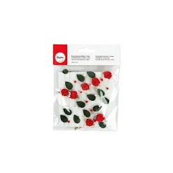 Hochzeitsdeko|AmOlenDiek Rosengirlande rot 2 m