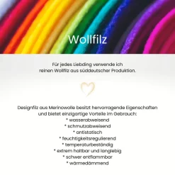 Hot Rosenkranztasche ICHTYS Fisch Filzetui Rosenkranztäschchen Farbwahl Rosenkranztäschchen
