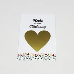 Best Rubbelkarte Rubbellose selber machen Gutscheinkarten zum Selbstausfüllen Schwangerschaftsankündigung Valentinstag Mutter Einladungskarten