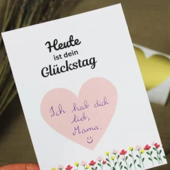 Best Rubbelkarte Rubbellose selber machen Gutscheinkarten zum Selbstausfüllen Schwangerschaftsankündigung Valentinstag Mutter Einladungskarten