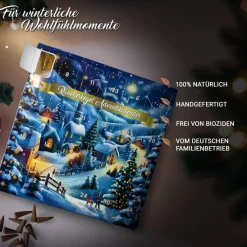 Adventskalender|Atelier IRIS FIALA Räucherkegel Adventskalender,  24 x 2 Kegel, handgefertigt