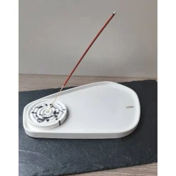 Best Räucherstäbchen-Set Profiplast 200 – Handgefertigtes Tablett & Halter, modernes Design, Möbel-Schutz Tischdekoration