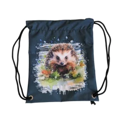 Kinderrucksack|Babyklamottchen von Handmade-byTony Rucksack Turnbeutel ,,  Igel "groß
