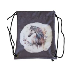 New Rucksack Turnbeutel ,, Pferd "groß Kinder Kinderrucksack