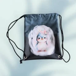 Best Rucksack Turnbeutel Pinguin groß Kinder Kinderrucksack