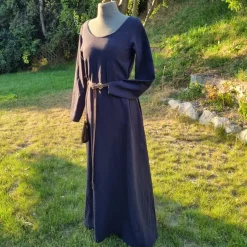 Online Rundhals Ausschnitt Wikinger Leinen Kleid, used look, Unterkleid, Mittelalter, stonewashed Leinen, Kostüme Für Erwachsene