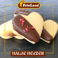 Valentinstagsgeschenke|FeinLandsKeksbar Sag es mit Herzen 350g (36Eur pro Kg) zu Valentinstag, Muttertag, Kekse und Plätzchen wie selbstgebacken von FeinLa