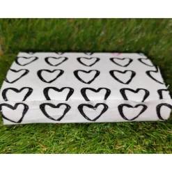 SALE -30% (Code: NEUEABENTEUER) |Kleine Mutmacher-Raupe aus bunten Perlen – mit Text & Schlaufe - Geschenk zum Aufmunter Mutmacher