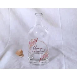New Sandzeremonie Glas mit Holzdeckel Hochzeitsbrauch Windlicht Design Rosarot Accessoires