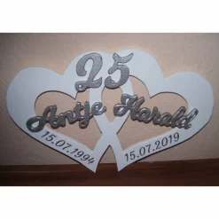 New Schild für Girlandezur Hochzeit, Silberhochzeit, Goldene Hochzeit Accessoires
