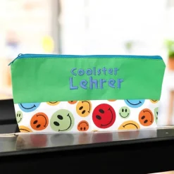 Outlet Schlampermäppchen "Coolster Lehrer", Federmäppchen, Stifte Mäppchen Kinder Federmäppchen