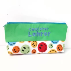 Outlet Schlampermäppchen "Coolster Lehrer", Federmäppchen, Stifte Mäppchen Kinder Federmäppchen
