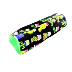 Online Schlampermäppchen, Federmäppchen schwarz/grün mit Kaktus Motiv Kinder Federmäppchen