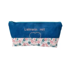 New Schlampermäppchen "Lehrerin mit Herz", Federmäppchen, Stifte Mäppchen Kinder Federmäppchen